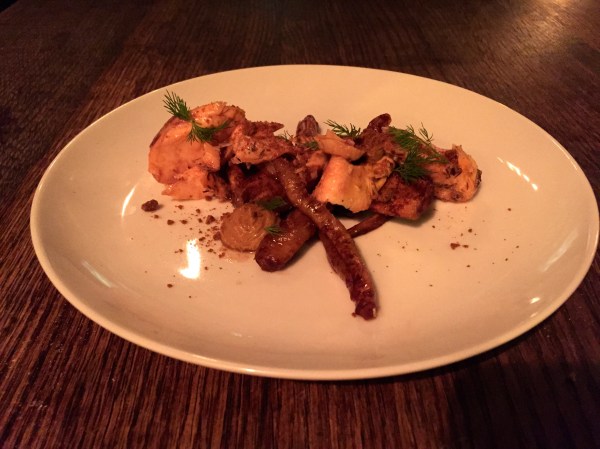 Smoken Salmon - Cocoa Roasted Parsnips, Blood Orange Marmalade, Gingersnap, Rooibos, Dill