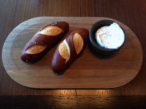 Pretzel Rolls and Butter